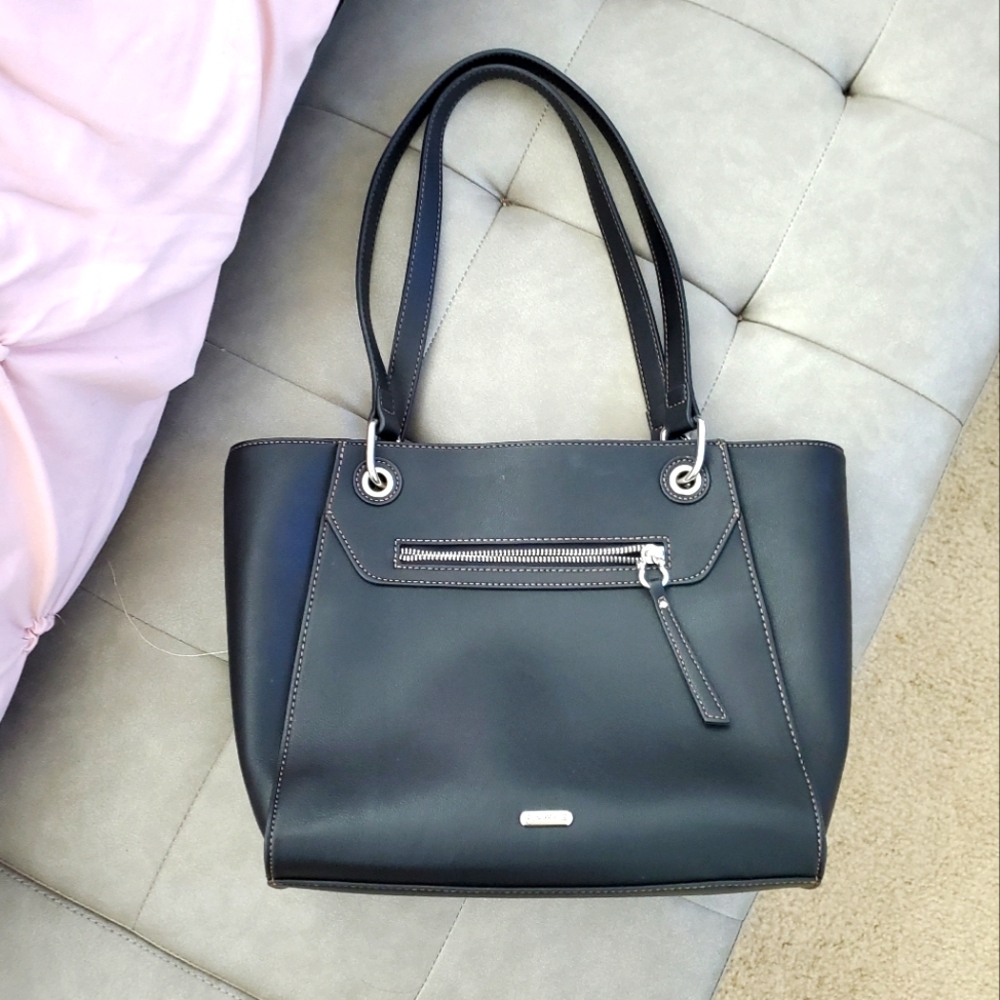 Chaps brand, Medium sized handbag, Black